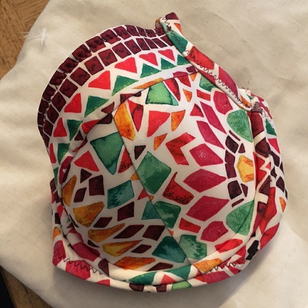 BECCASWIM MULTICOLOR BIKINI TOP. NEW - Picture 7 of 9